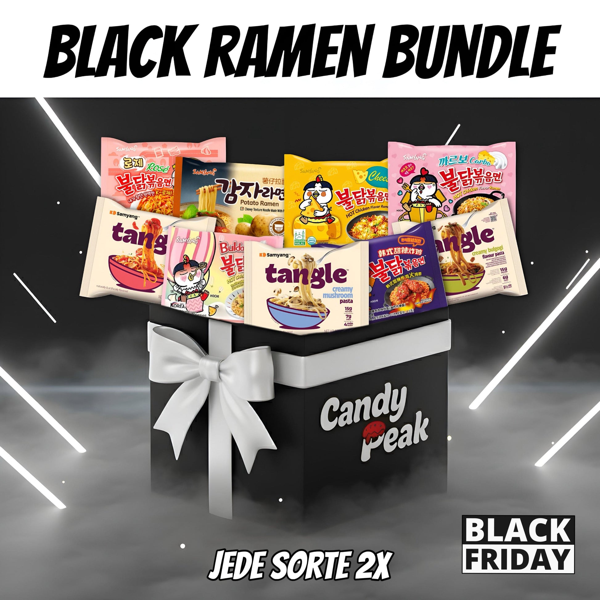 SamYang Black Ramen Bundle (18x Samyang Ramen)