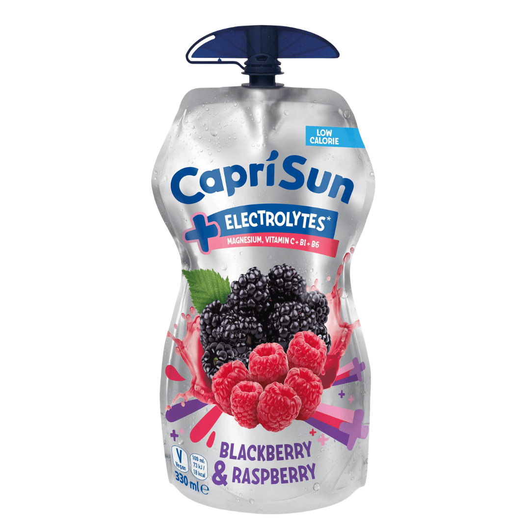 Capri Sun Blackberry & Raspberry 330ml CapriSun + Electrolytes 330ml (versch. Sorten)