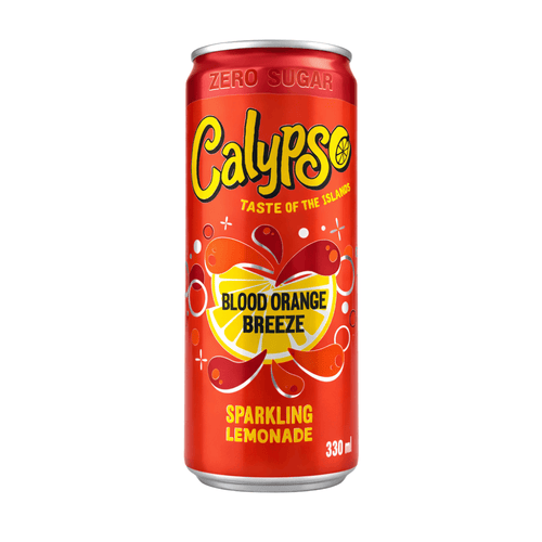 Calypso Sparkling Lemonade 330ml (versch. Sorten) – BloodOrange Breeze Zero 330ml
