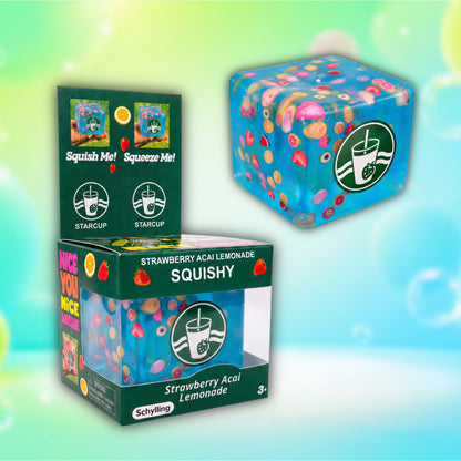 CandyPeak Blue-Lemonade Nice Cube Squishy Squeeze Anti Stress Würfel (versch. Farben)
