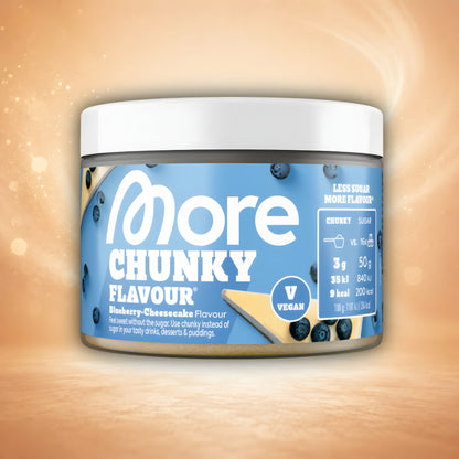 More Nutrition Blueberry-Cheesecake 90g More Nutrition Chunky Flavour 90g (versch. Sorten)