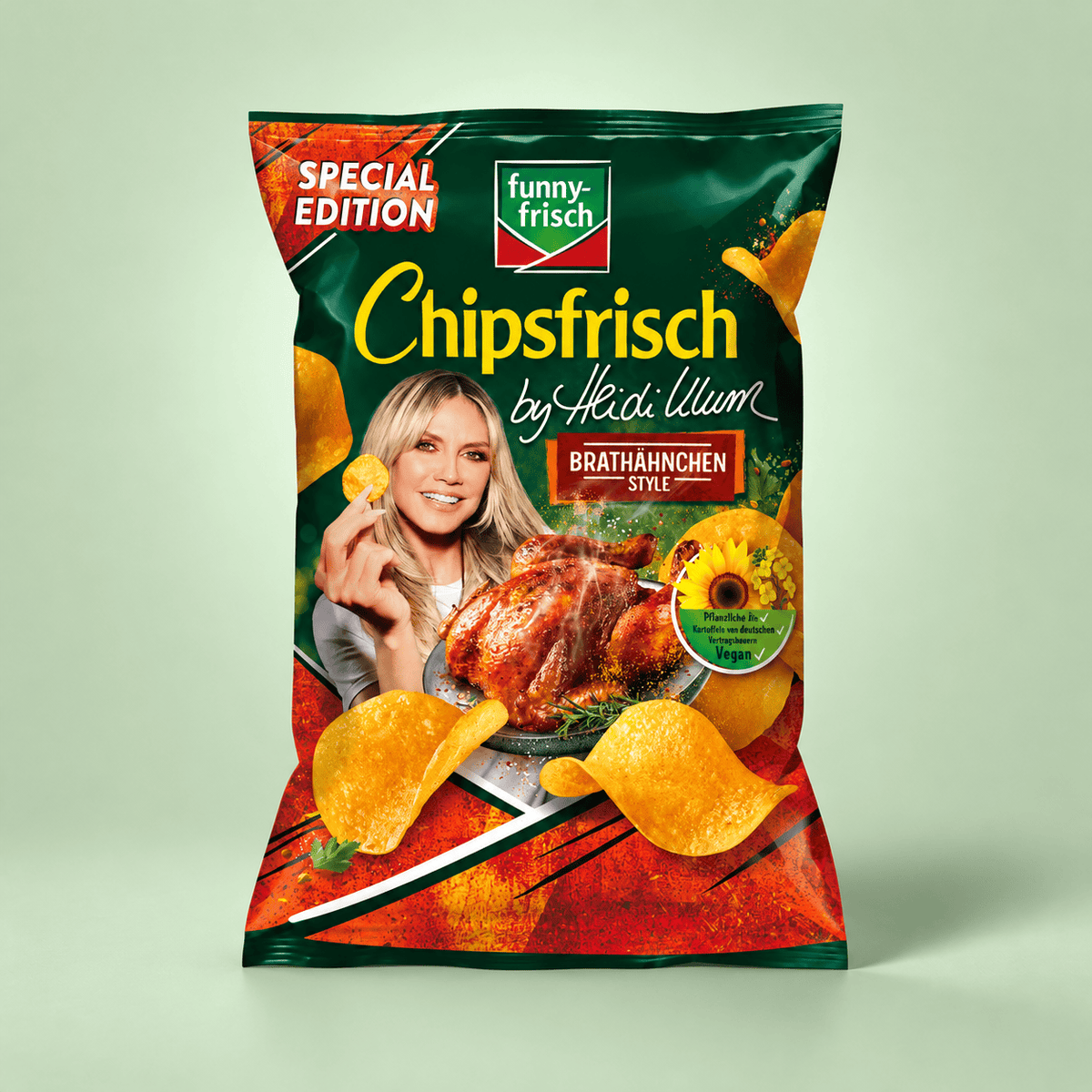 Funny-Frisch Brathähnchen Style by Heidi Klum 130g / Einzeln Funny-Frisch Chipsfrisch 150g (versch. Sorten)