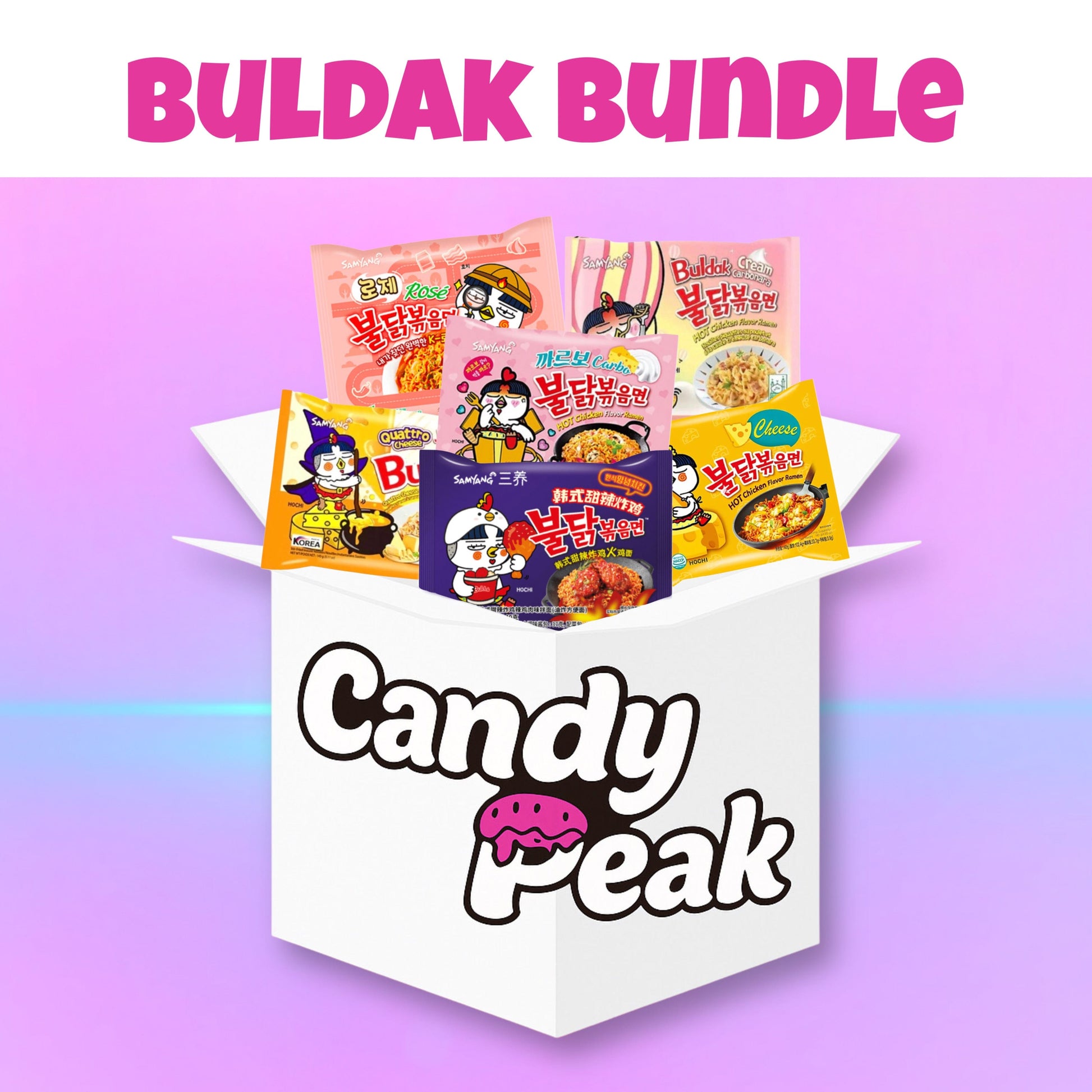 Buldak-Bundle (6 versch. Sorten)