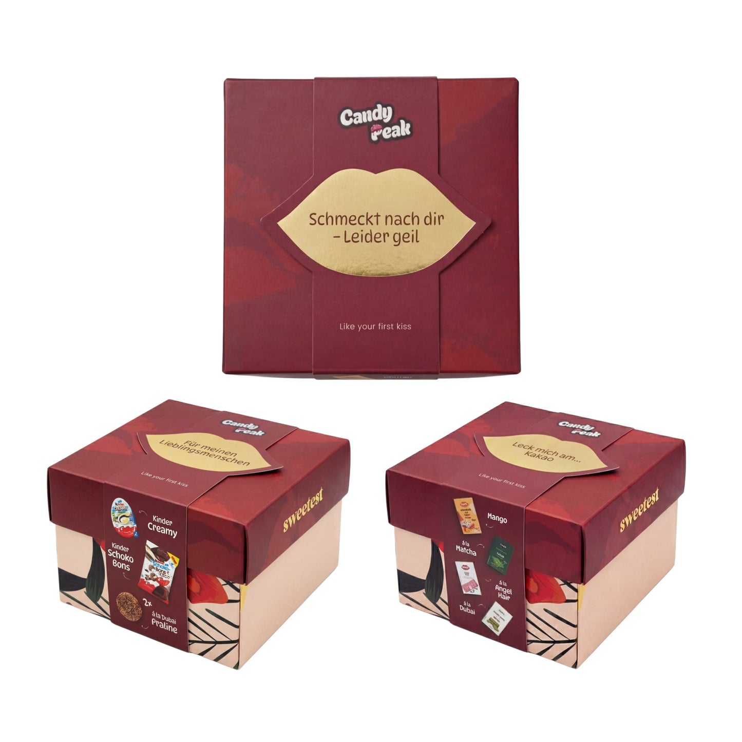 CandyPeak CandyPeak X Muah Schokoladen-Geschenkbox (3 versch. Sprüche)