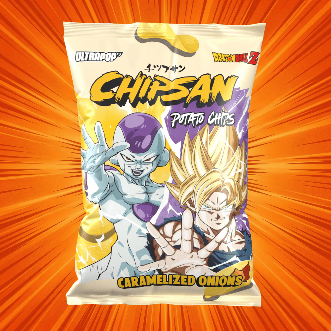 UltraPop Caramelized Onions 110g (DragonBallZ) UltraPop - Chipsan Potato Chips 110g (versch. Sorten)