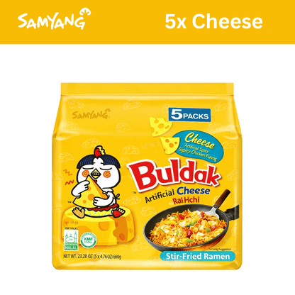 SamYang Cheese 140g 5x Samyang Buldak 140g Vorratspack (versch. Sorten)
