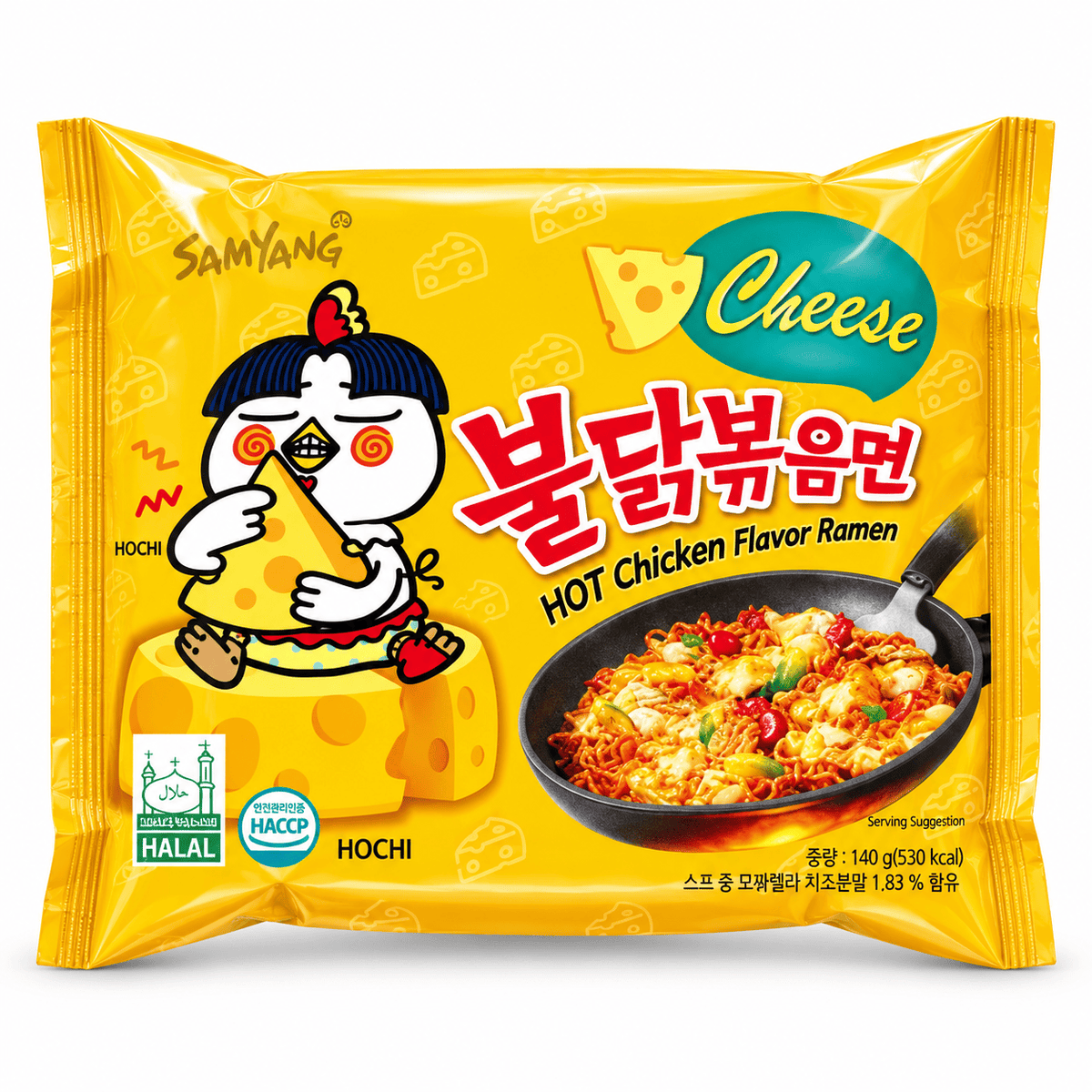 SamYang Cheese Hot Chicken 140g SamYang Buldak 140g (versch. Sorten)