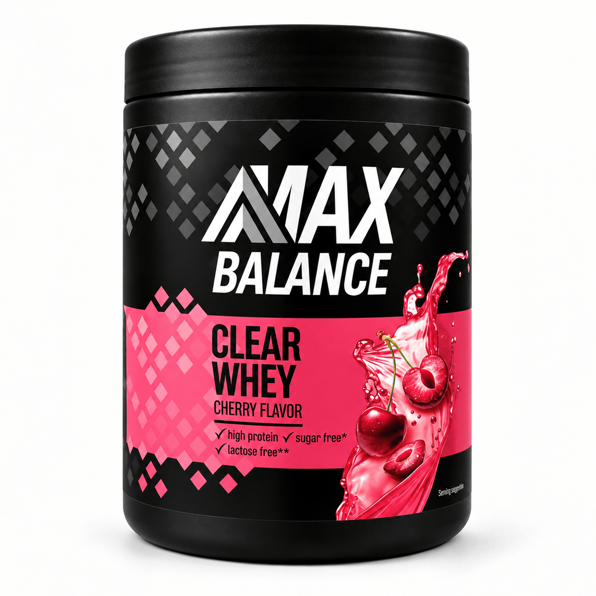 Max Balance Cherry 300g Max Balance - Clear Whey Protein 300g (versch. Sorten)