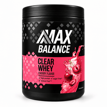 Max Balance Cherry 300g Max Balance - Clear Whey Protein 300g (versch. Sorten)