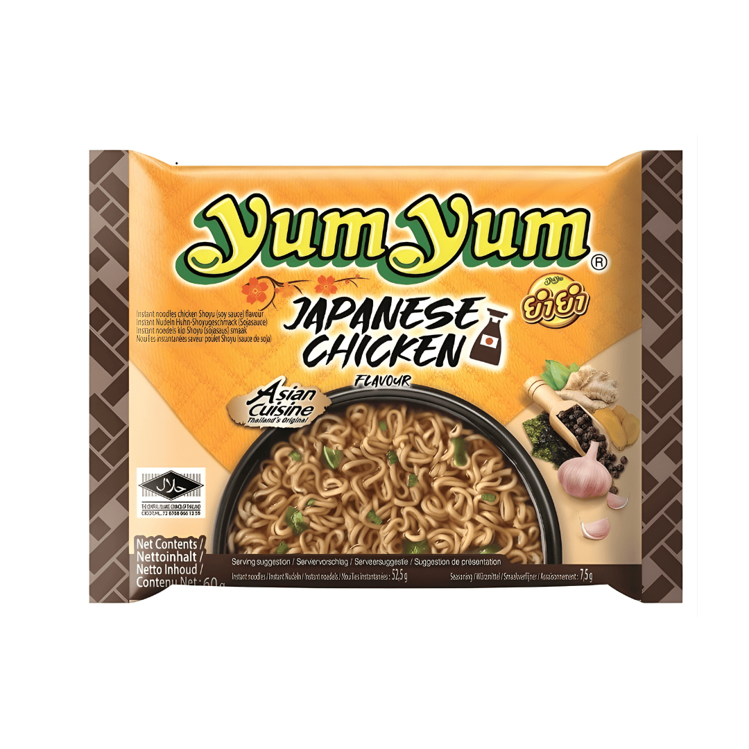 YumYum Chicken Shoyu 60g YumYum - Instant Ramen 60g (versch. Sorten)