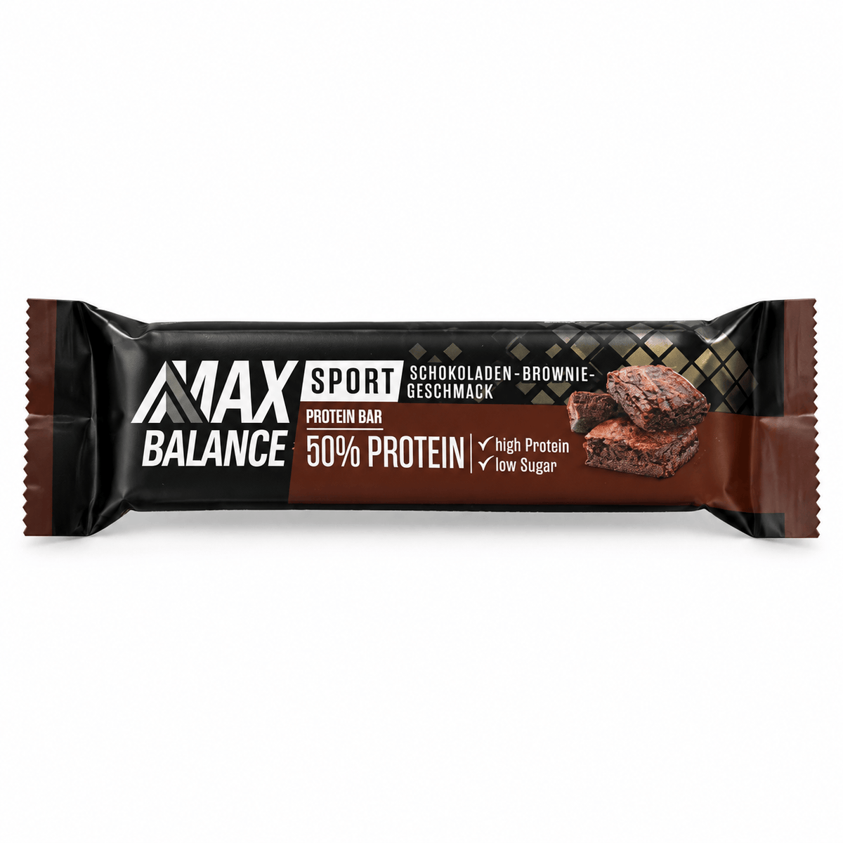 Max Balance Chocolate-Brownie 45g Max Balance - Protein Bar 50% Protein 45g (versch. Sorten)