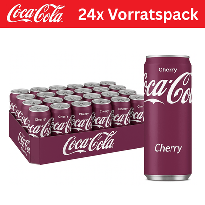 Coca Cola Coca Cola Cherry 330ml 24x CocaCola 330ml Vorratspack (versch. Sorten)