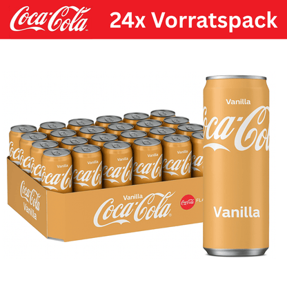 Coca Cola Coca Cola Vanilla 330ml 24x CocaCola 330ml Vorratspack (versch. Sorten)