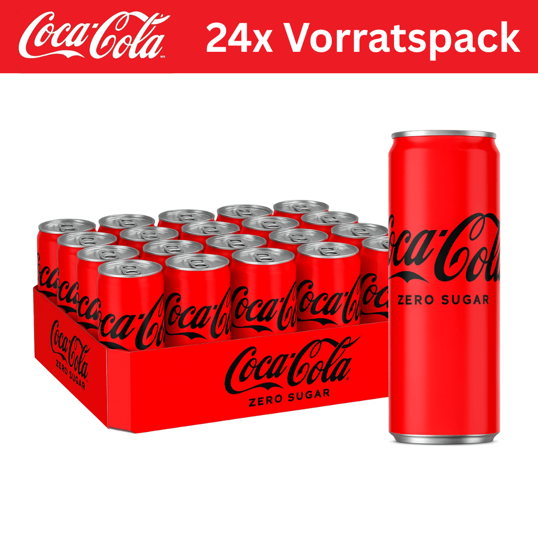 Coca Cola Coca Cola Zero 330ml 24x CocaCola 330ml Vorratspack (versch. Sorten)