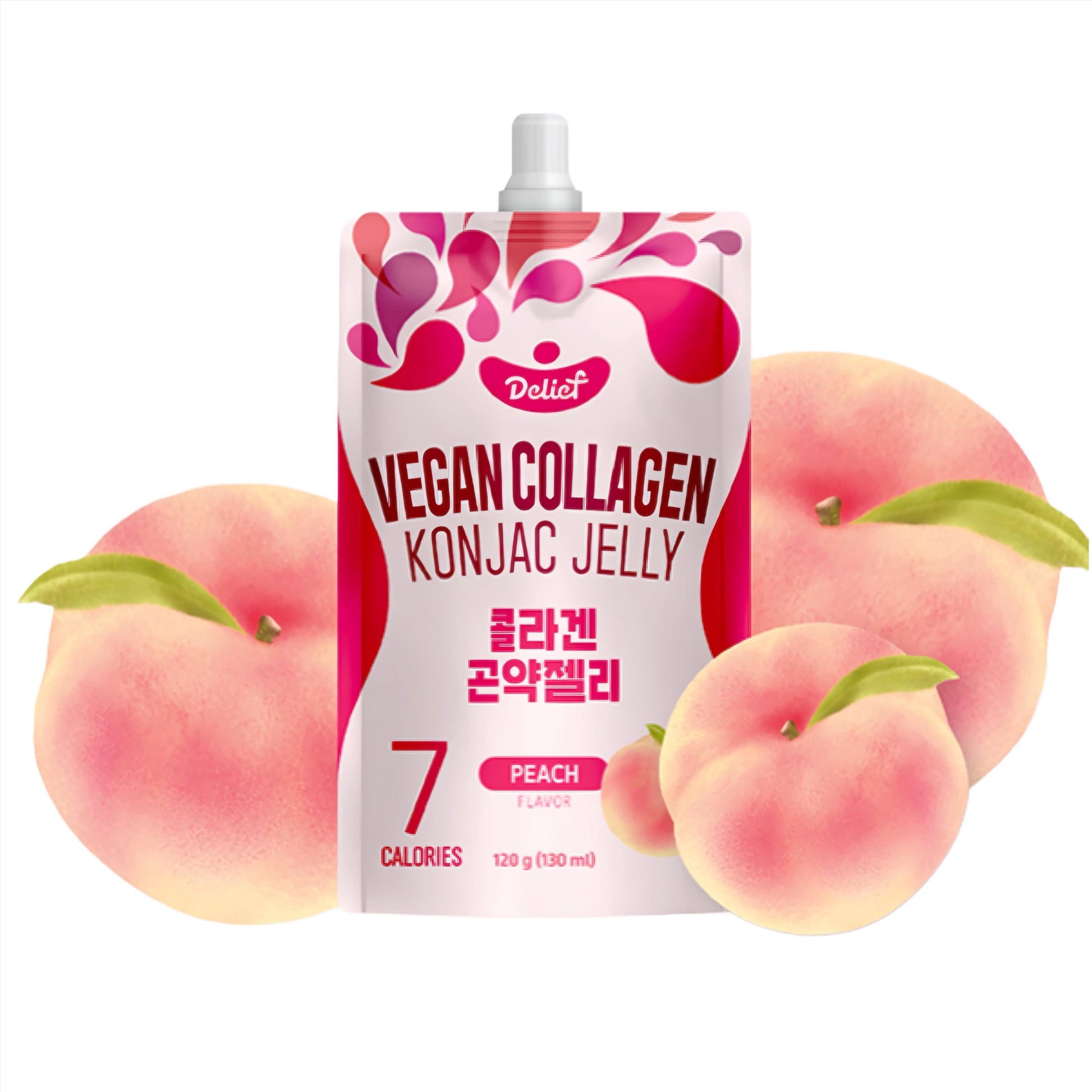 CandyPeak Collagen Jelly Peach 120g (Vegan)
