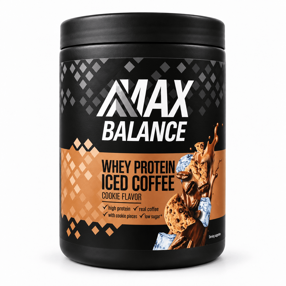 Max Balance Cookie Flavour 300g Max Balance - Whey Protein Iced Coffee 300g (versch. Sorten)