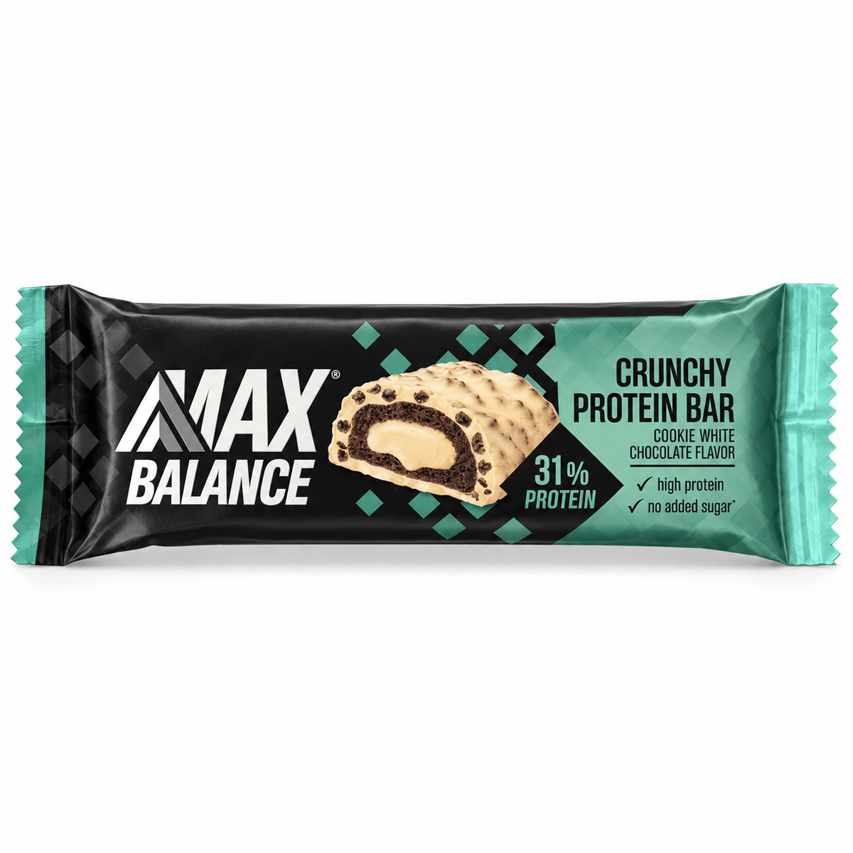 Max Balance Cookie White Chocolate 45g Max Balance - Crunchy Protein Bar 31% Protein 45g (versch. Sorten)