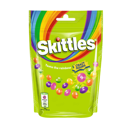 Skittles Crazy Sours 136g Skittles USA in versch. Sorten (8 außergewöhnliche Editionen)