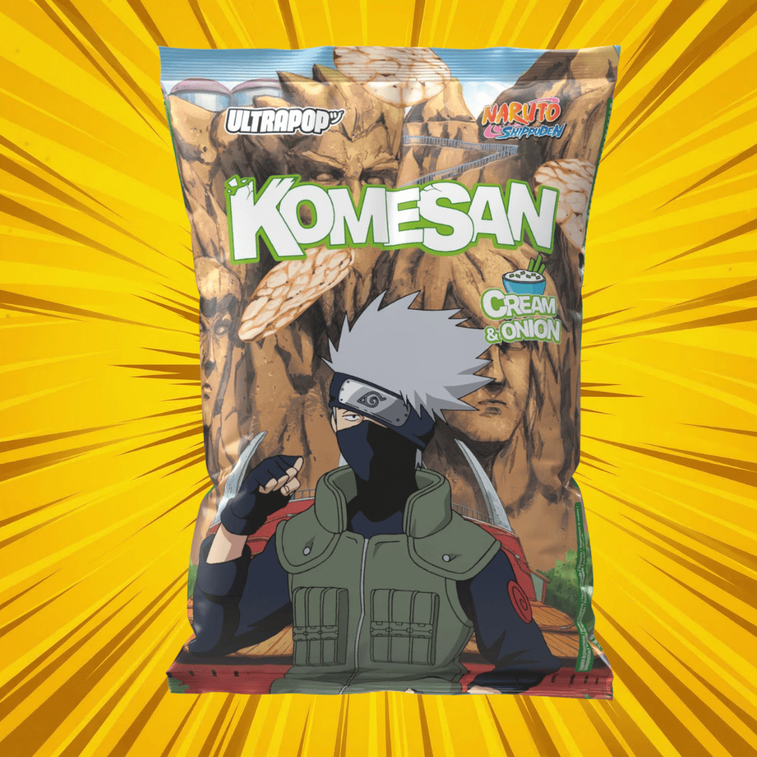 UltraPop Cream&Onion 60g (Naruto) UltraPop - Komesan Reischips 60g (versch. Sorten)