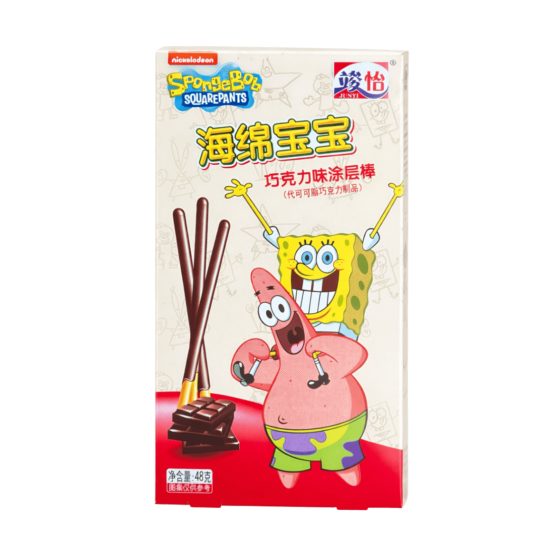 Junyi Dark Chocolate 48g JUNYI - Spongebob Sticks 48g (versch. Sorten)