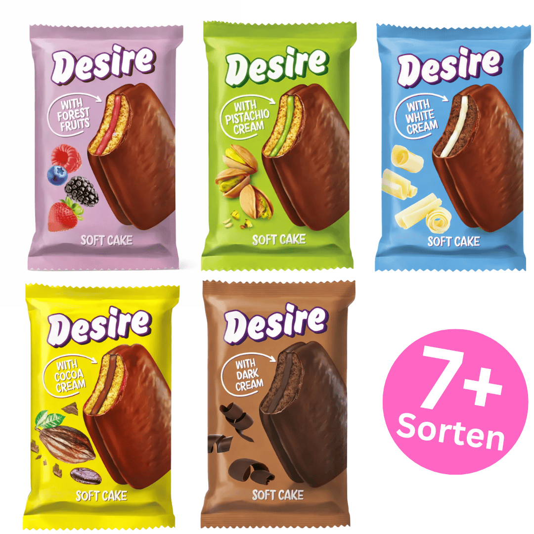 Desire Soft Cake 50g (various varieties) – CandyPeak