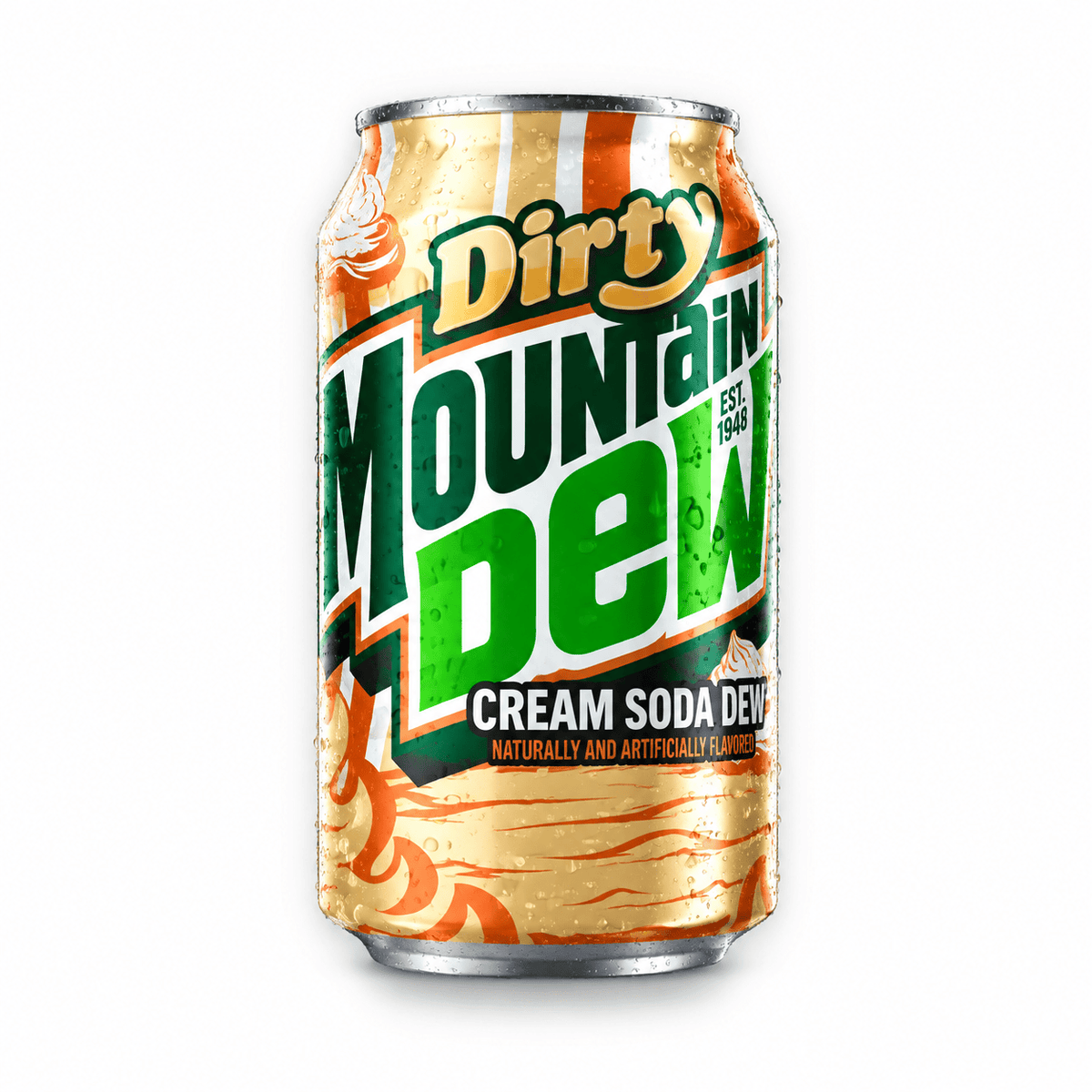 Mountain Dew Dirty Mountain Dew - Cream Soda Dew 355ml