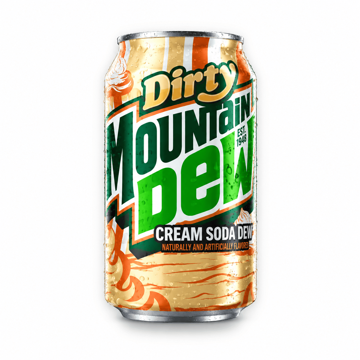 Mountain Dew Dirty Mountain Dew - Cream Soda Dew 355ml