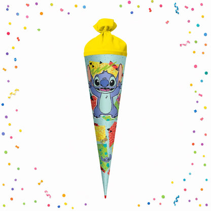 CandyPeak Disney Stitch 70cm Gefüllte Schultüte zur Einschulung/zum Verschenken (31 Artikel aus aller Welt)