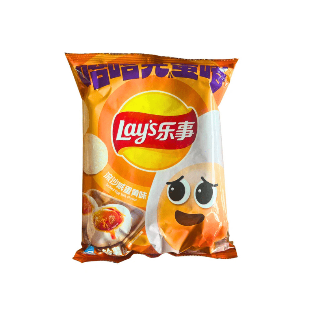 Lay's Egg Yolk Flavour 70g Lay‘s Chips Asia 70g (versch. Sorten