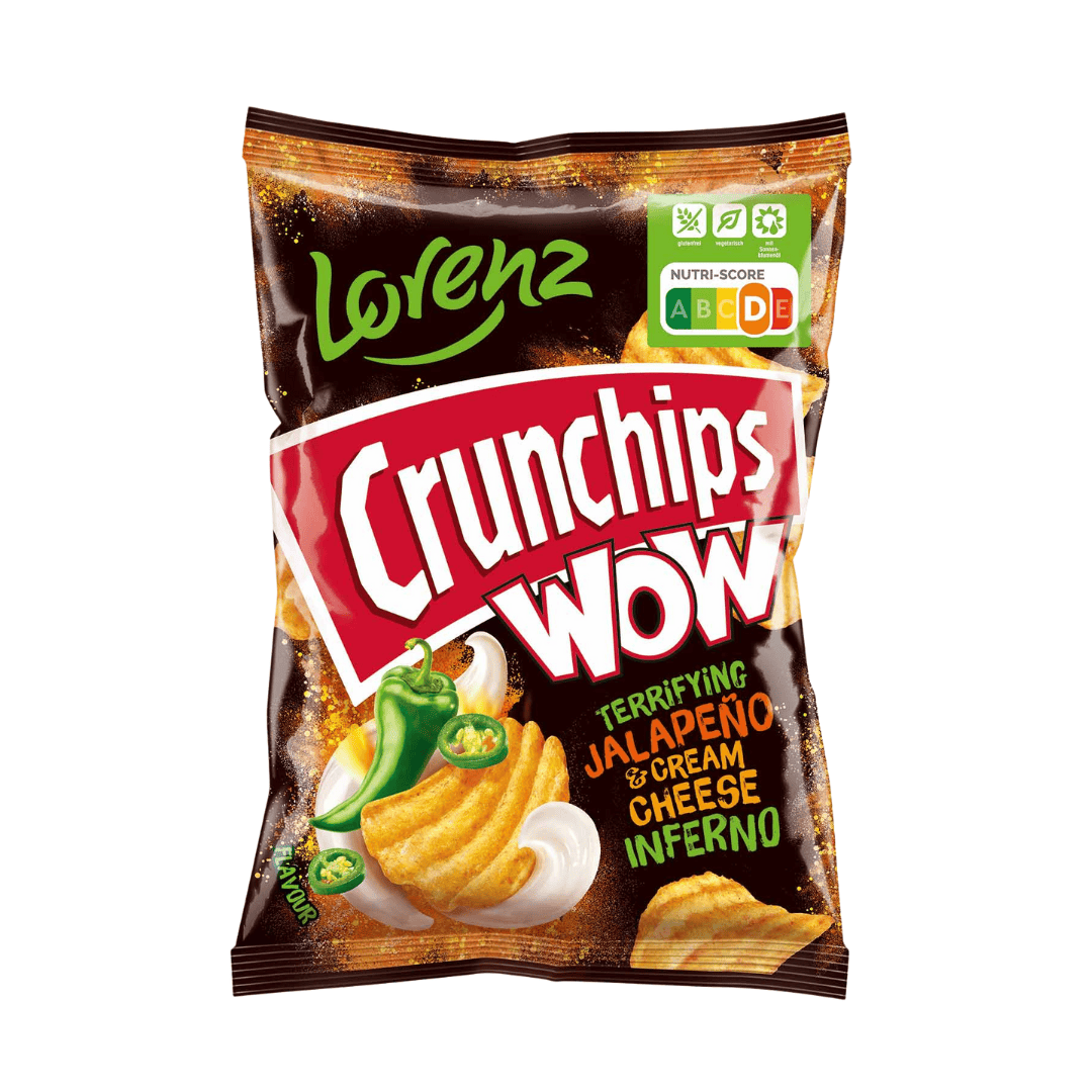 Lorenz Einzeln Lorenz - Crunchips WOW Jalapeno & Cream Cheese 150g