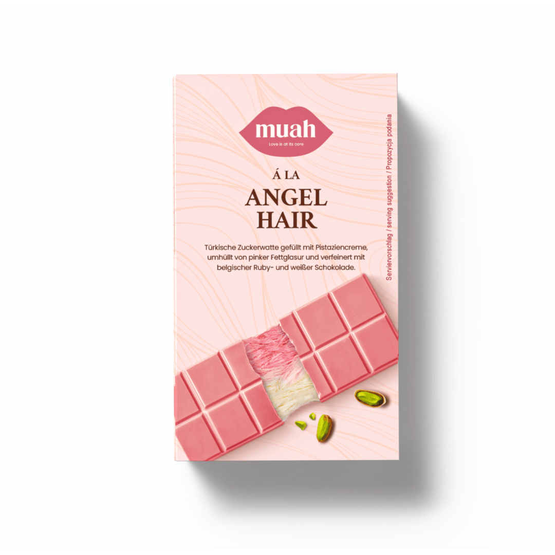 Muah Einzeln Muah - Angel Hair Schokolade 60g