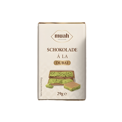 Muah Einzeln Muah - Schokolade à la Dubai 29g