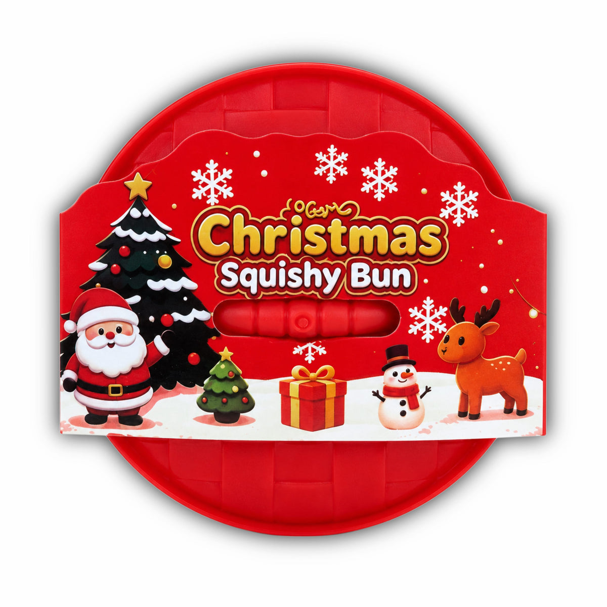 CandyPeak Einzeln Mystery Squishy Buns, 100% Glitter garantiert (Christmas Edition)