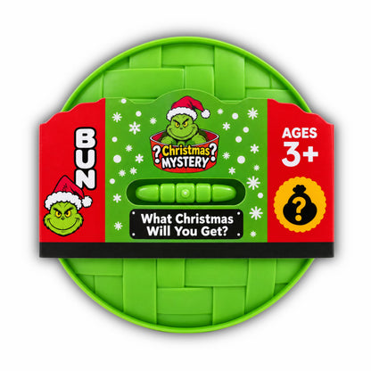 CandyPeak Einzeln Mystery Squishy Dumplings (Grinch Edition), Anti Stress Spielzeug, 100% Glitter Edition garantiert