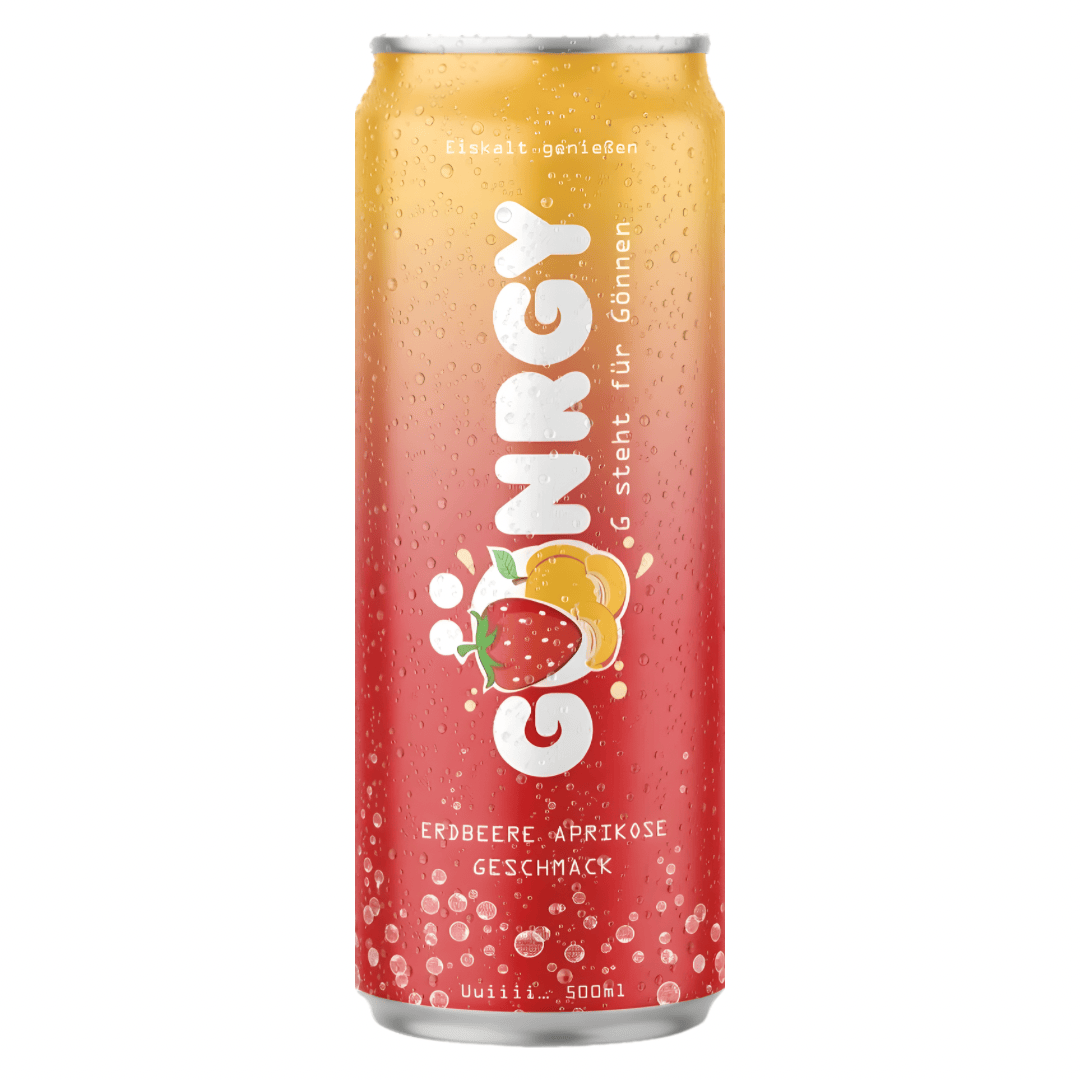 GÖNRGY Erdbeere-Aprikose (Zuckerfrei) 500ml GÖNRGY Energydrink 500ml (versch. Sorten) / Limited Editions