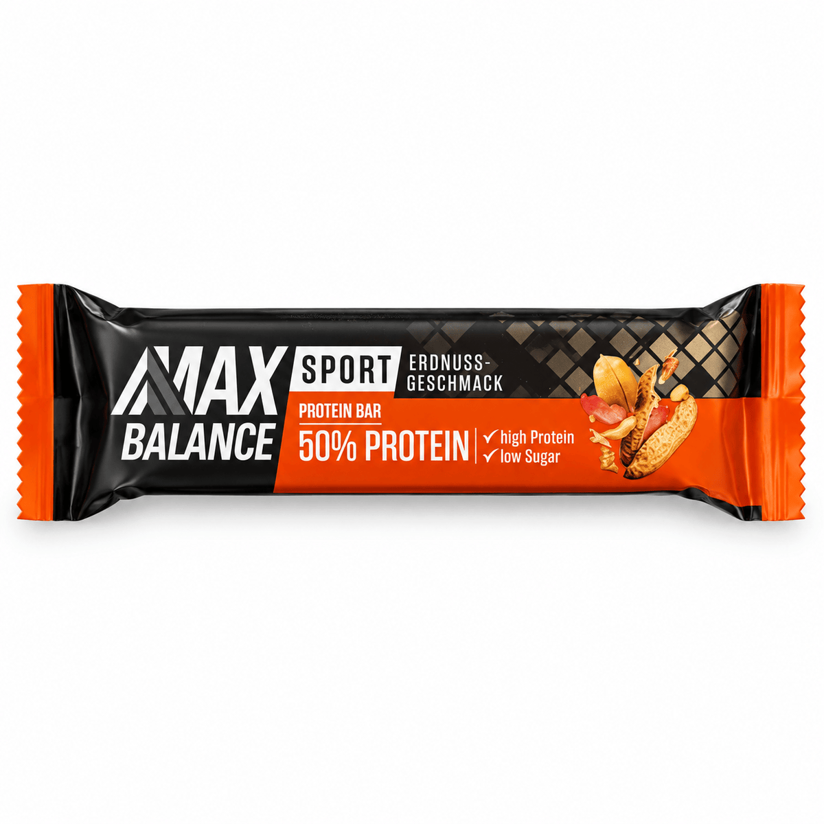 Max Balance Erdnuss 45g Max Balance - Protein Bar 50% Protein 45g (versch. Sorten)