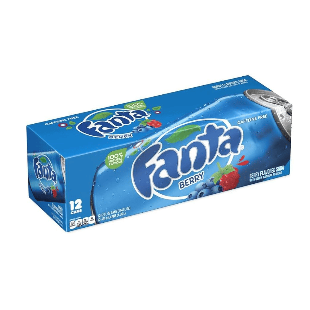 Fanta Fanta Berry USA 12x 355ml- Amerkanische Fanta MHD 12.2024