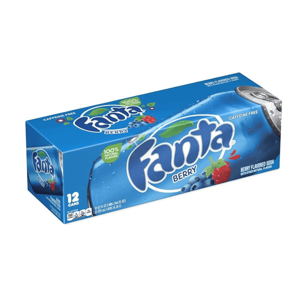 Fanta Berry USA 12x 355ml- Amerkanische Fanta MHD 12.2024