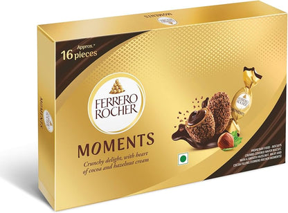 Ferrero Rocher Ferrero Rocher Moments – 16 Stück | 24er Pack  MHD: 31.10.2024