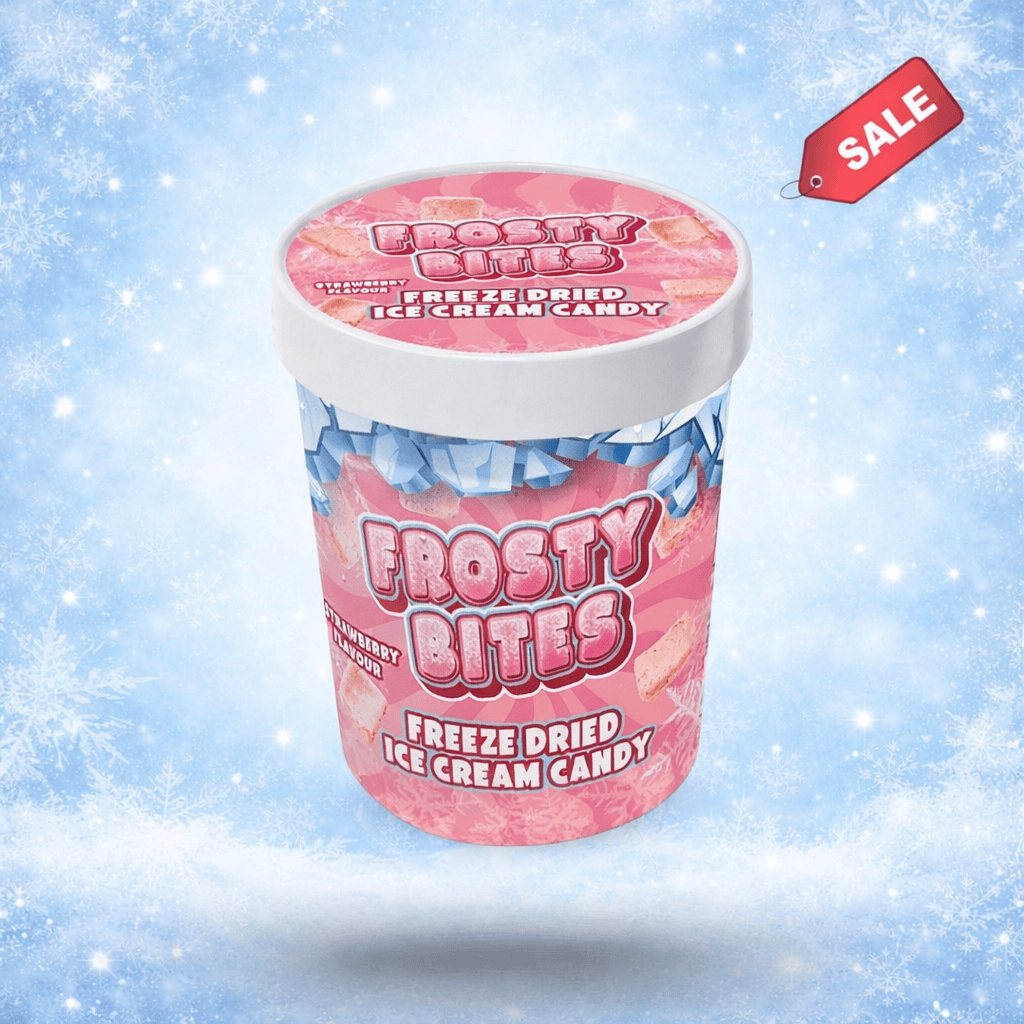 Frosty Bites Freeze Dried Ice Cream Erdbeere Gefriergetrocknete Frosty Bites 50g (versch. Sorten)
