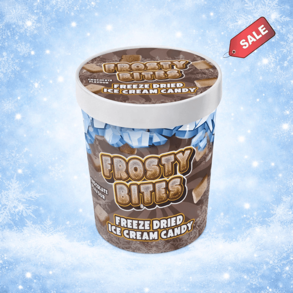 Frosty Bites Freeze Dried Ice Cream Schoko Gefriergetrocknete Frosty Bites 50g (versch. Sorten)