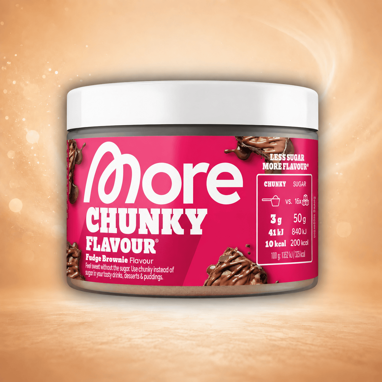 More Nutrition Fudge Brownie 150g More Nutrition Chunky Flavour Geschmackspulver 90g/150g (versch. Sorten)