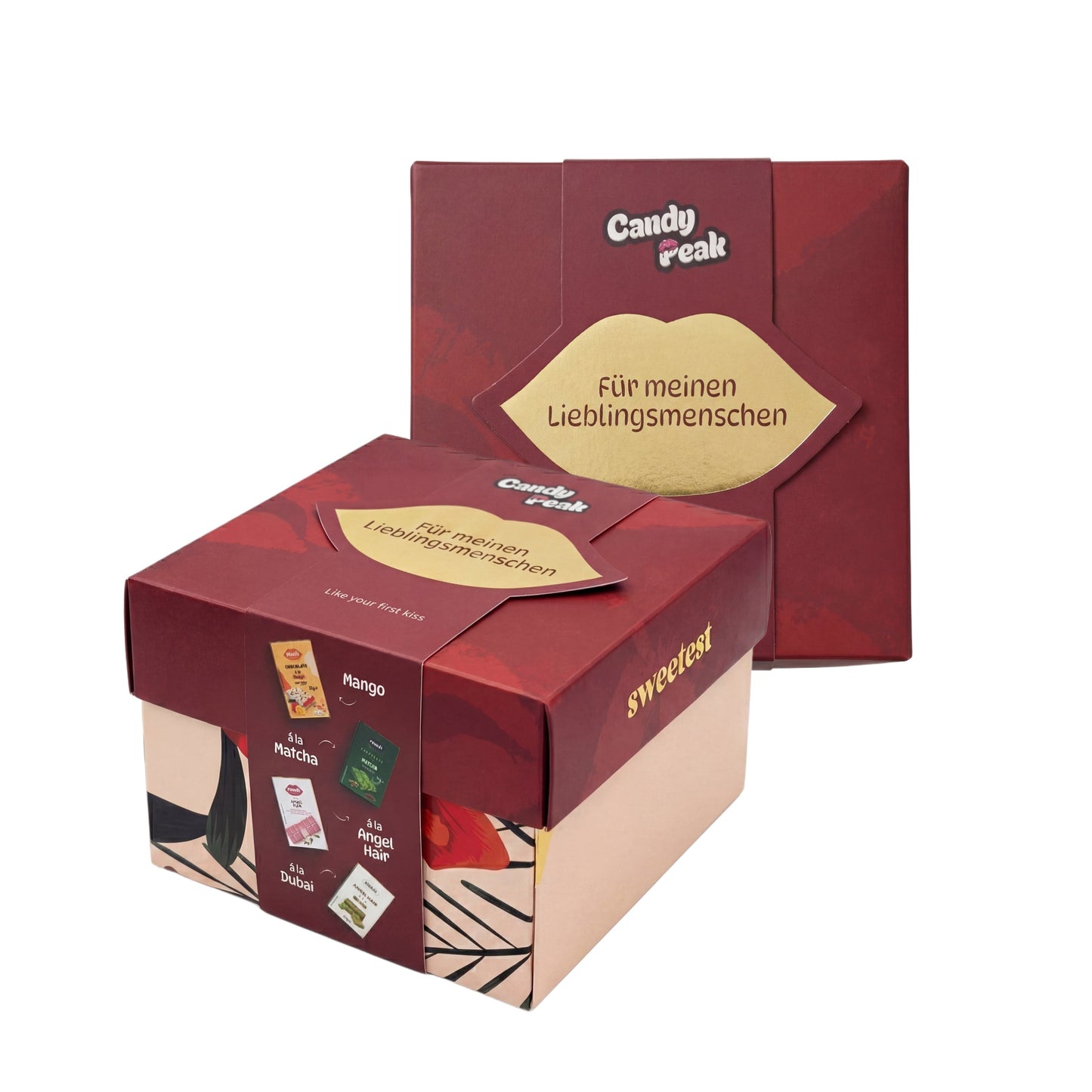 CandyPeak „Für meinen Lieblingsmenschen“ CandyPeak Kiss-Box (3 versch. Sprüche)
