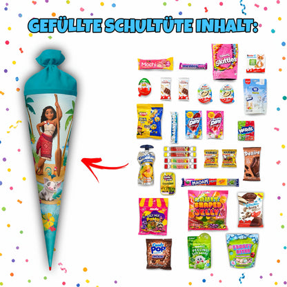 CandyPeak Gefüllte Schultüte zur Einschulung/zum Verschenken (31 Artikel aus aller Welt)