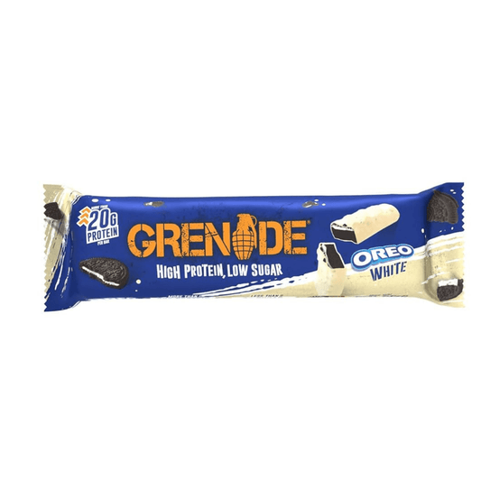 CandyPeak Grenade Protein Bar Oreo White 60g MHD 03.09.2025