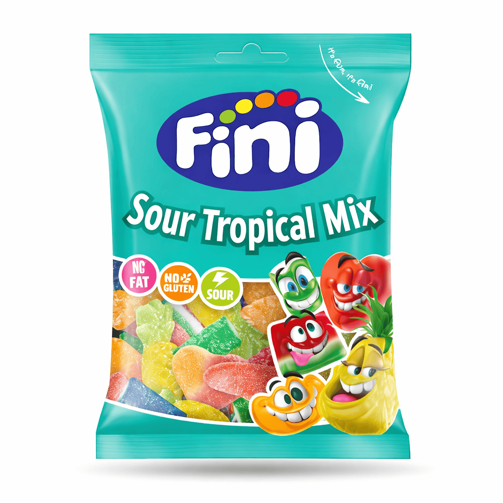 FINI Halal Sour Tropical Mix 75g FINI Halal Gummibärchen 75g (versch. Sorten)