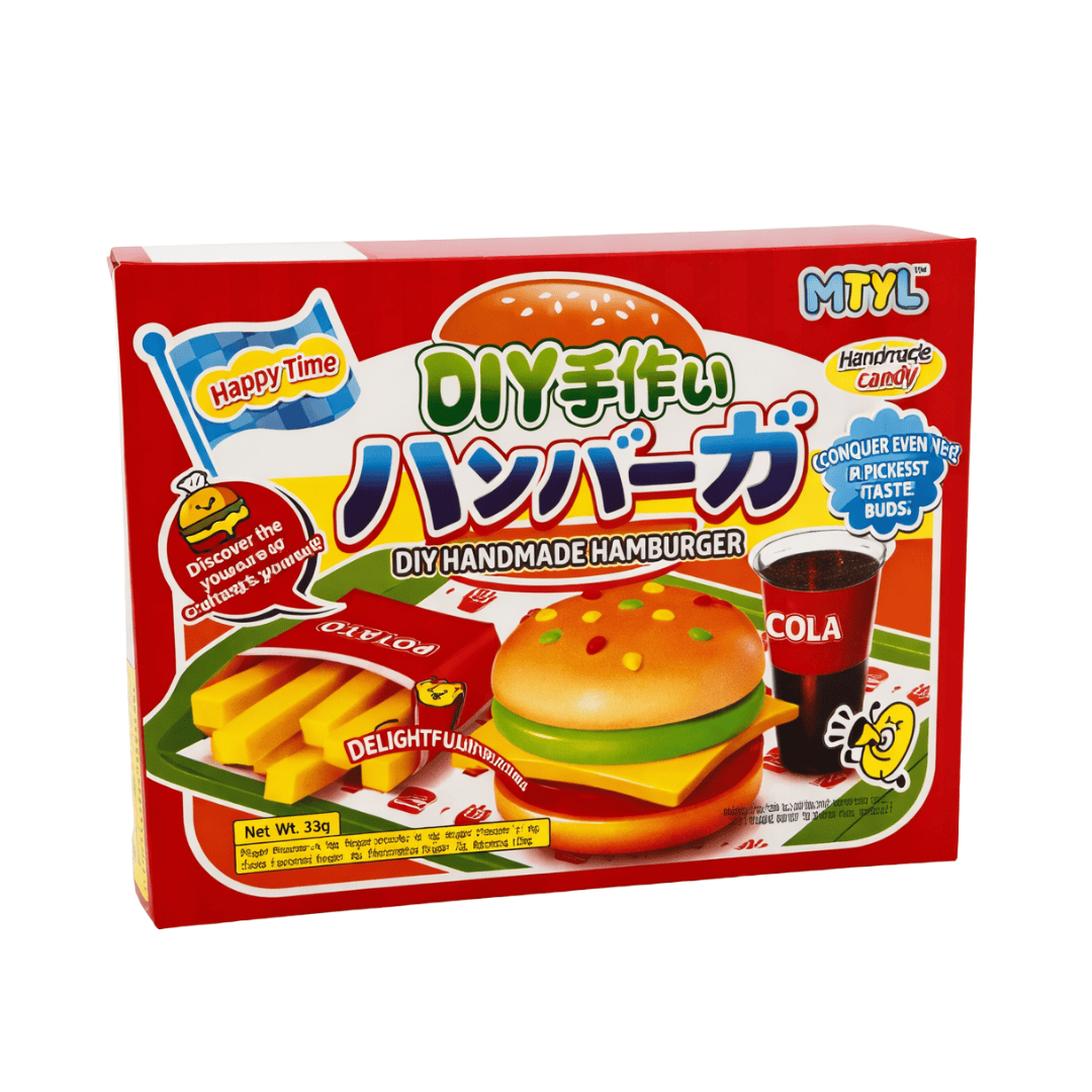 CandyPeak Hamburger DIY Set 33g MTYL - DIY Handmade Candy Set 50g (Süßigkeiten zum selbst machen) in versch. Sorten