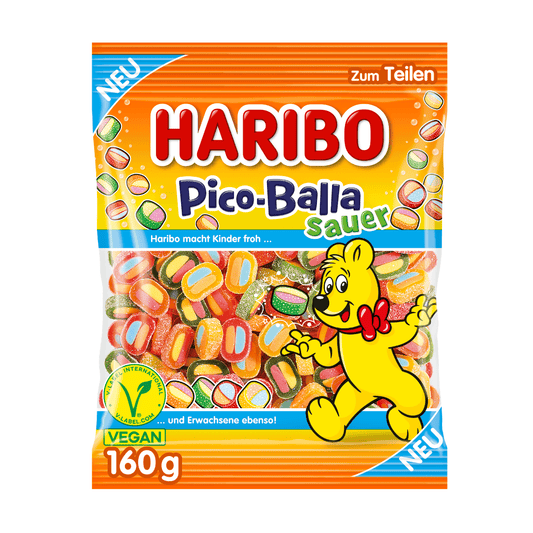 Haribo Haribo - Pico Balla Sauer 160g (Vegan)