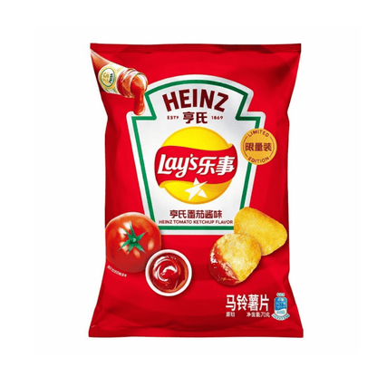 Lay's Heinz Tomato Ketchup 70g Lay‘s Asia Chips 70g (versch. Sorten)