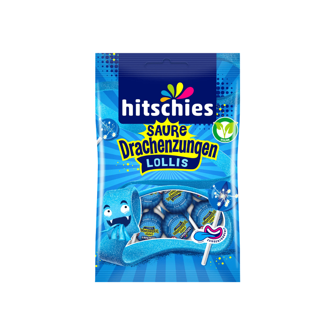CandyPeak Hitschies - Saure Drachenzungen Lollis 128g